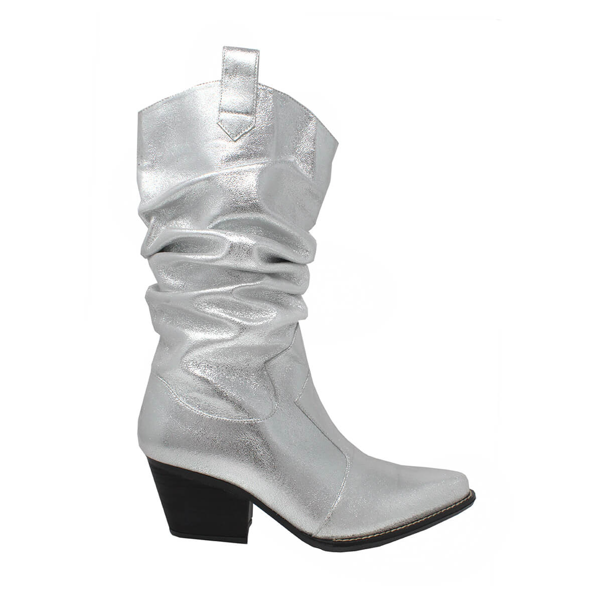 MADELEINE 60 - Silver Regina Romero Women's Leather Boot