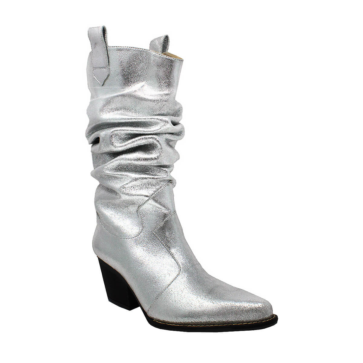MADELEINE 60 - Silver Regina Romero Women's Leather Boot