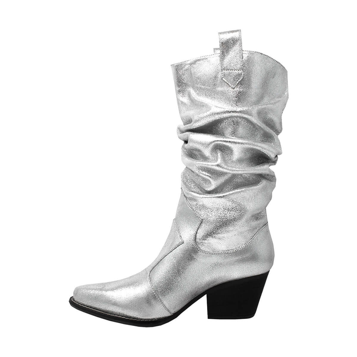 MADELEINE 60 - Silver Regina Romero Women's Leather Boot