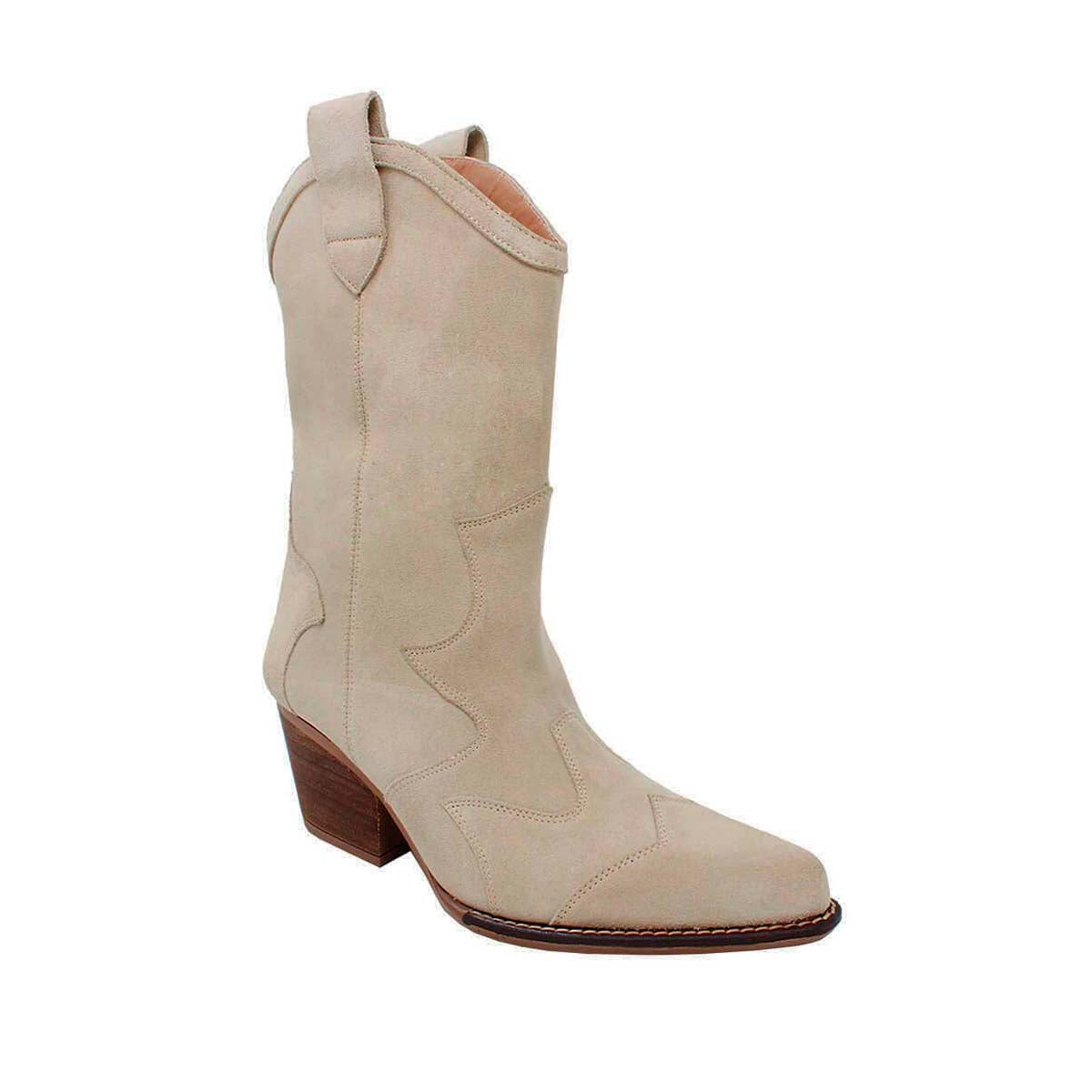 BAILEY 60 - Sand Suede Regina Romero Women's Leather Boot