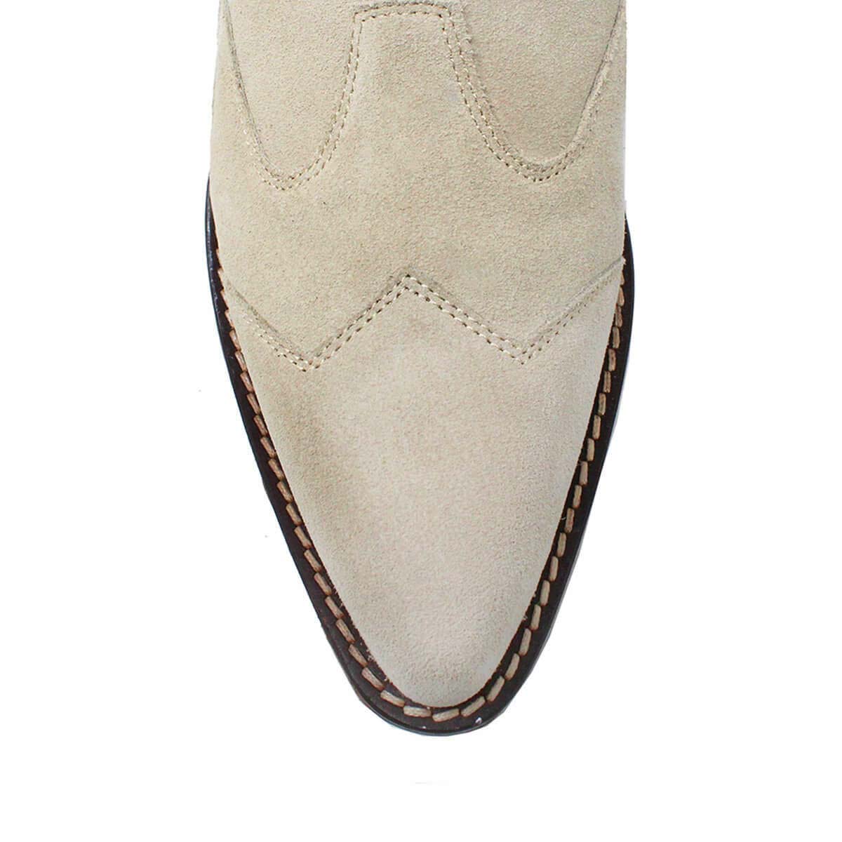 BAILEY 60 - Sand Suede Regina Romero Women's Leather Boot