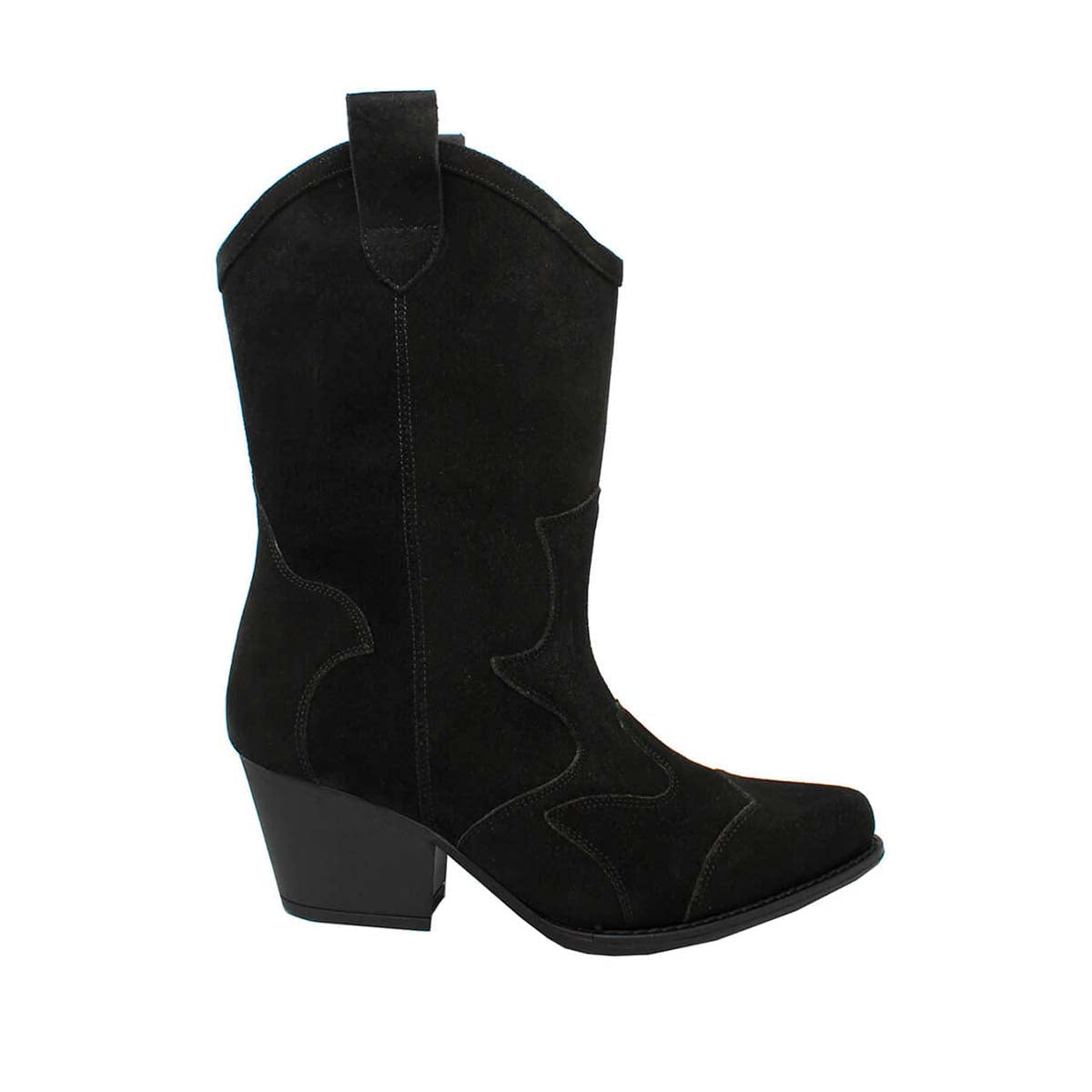 BAILEY 60 - Black Suede Regina Romero Women's Leather Boot