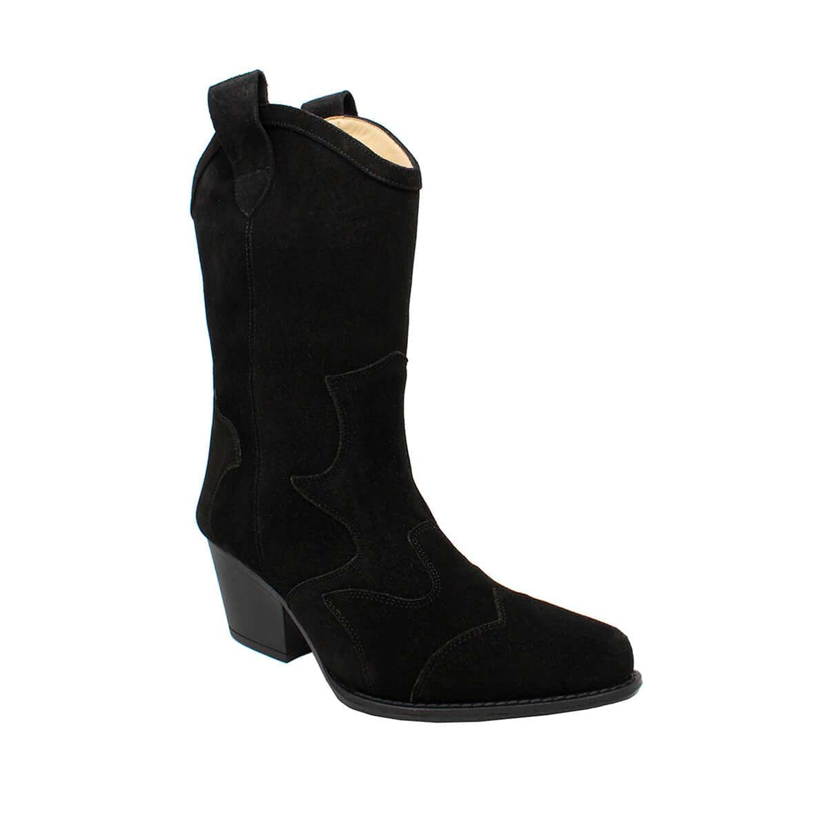 BAILEY 60 - Black Suede Regina Romero Women's Leather Boot