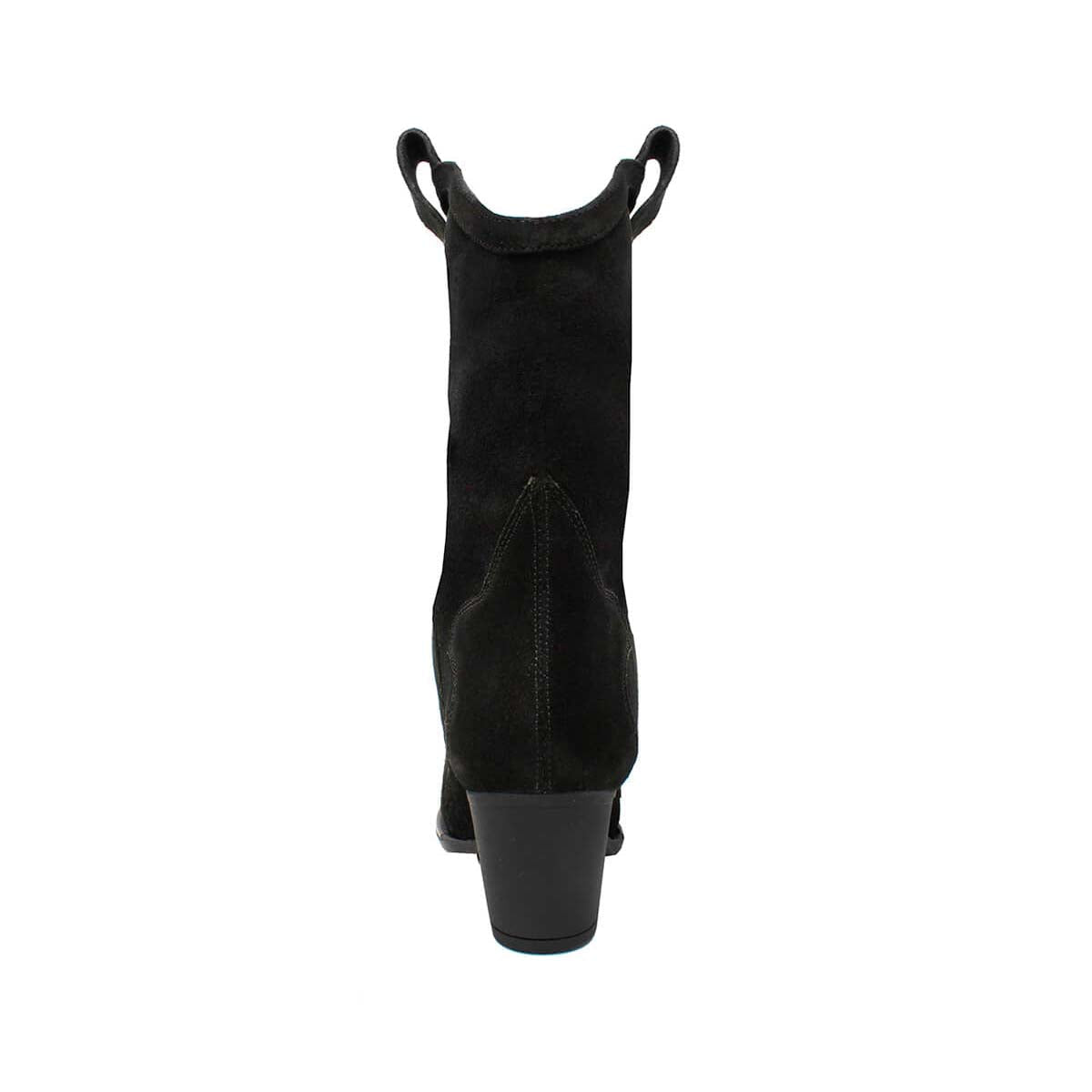 BAILEY 60 - Black Suede Regina Romero Women's Leather Boot