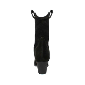 BAILEY 60 - Black Suede Regina Romero Women's Leather Boot
