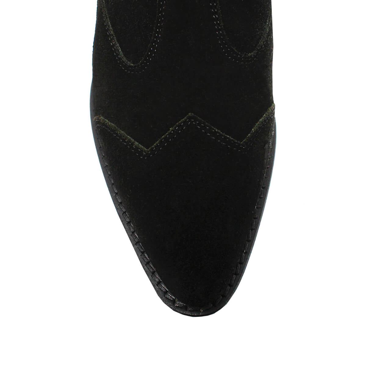 BAILEY 60 - Black Suede Regina Romero Women's Leather Boot