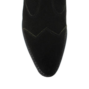 BAILEY 60 - Black Suede Regina Romero Women's Leather Boot