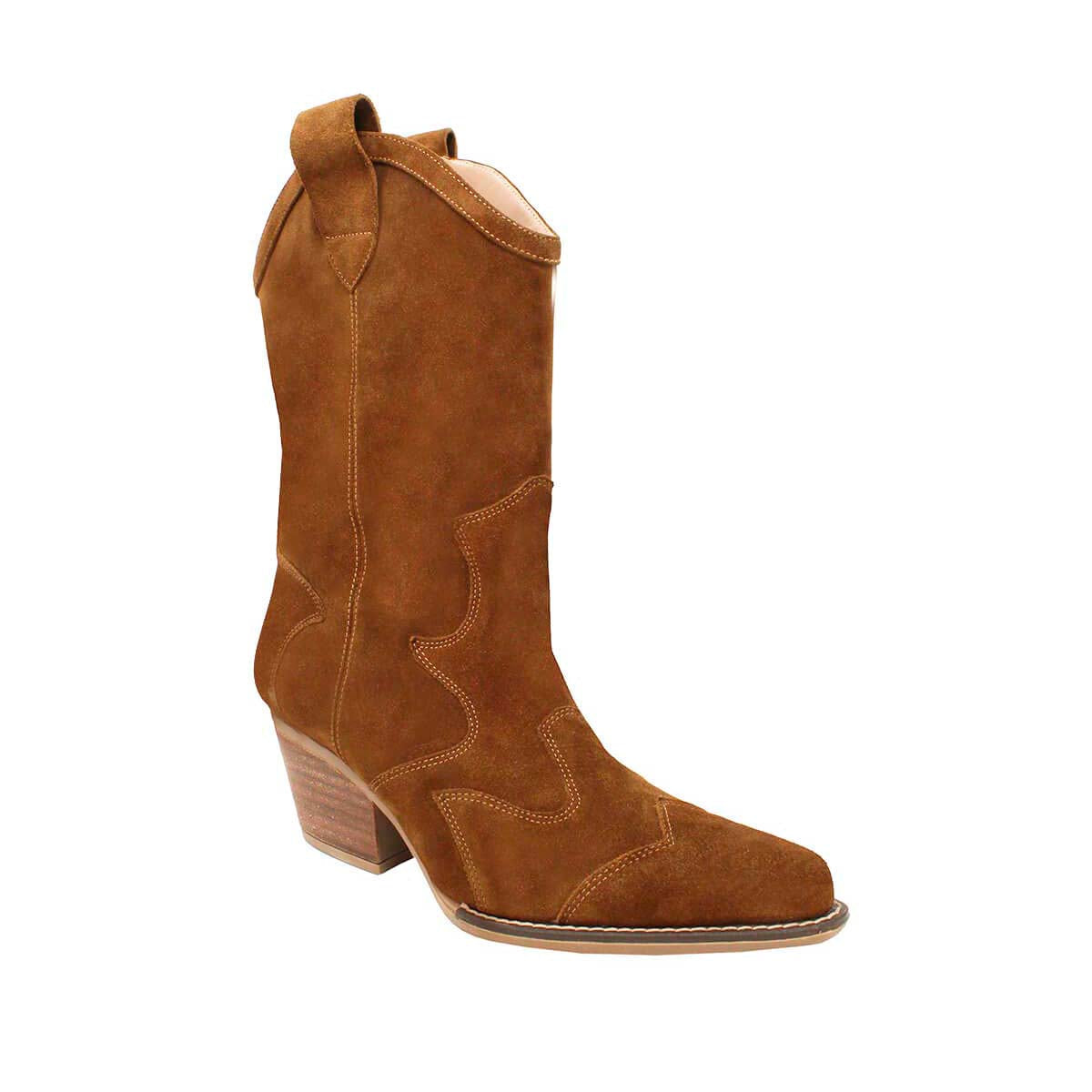 BAILEY 60 - Vintage Gold Suede Regina Romero Women's Leather Boot