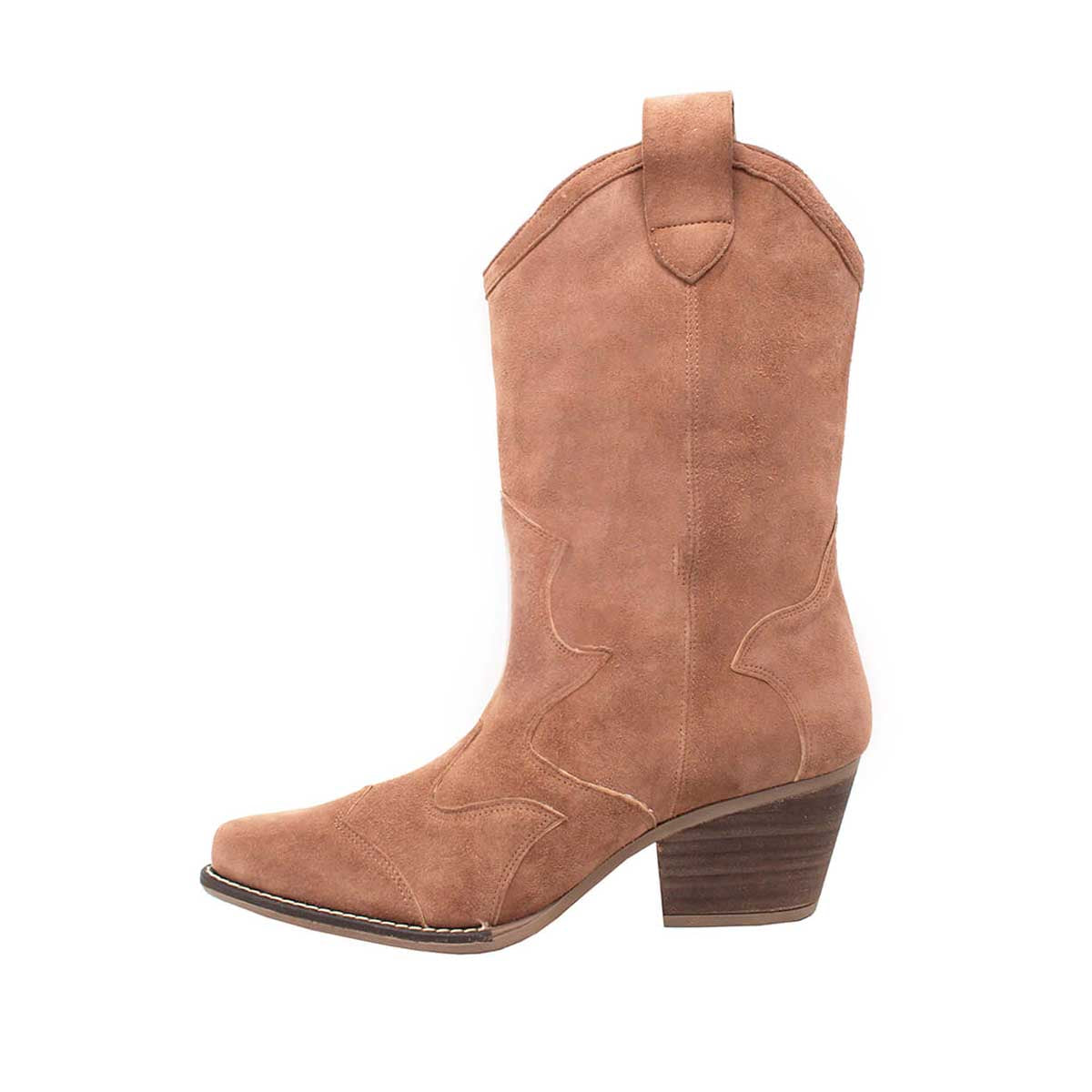 BAILEY 60 - Pink Suede Regina Romero Women's Leather Boot