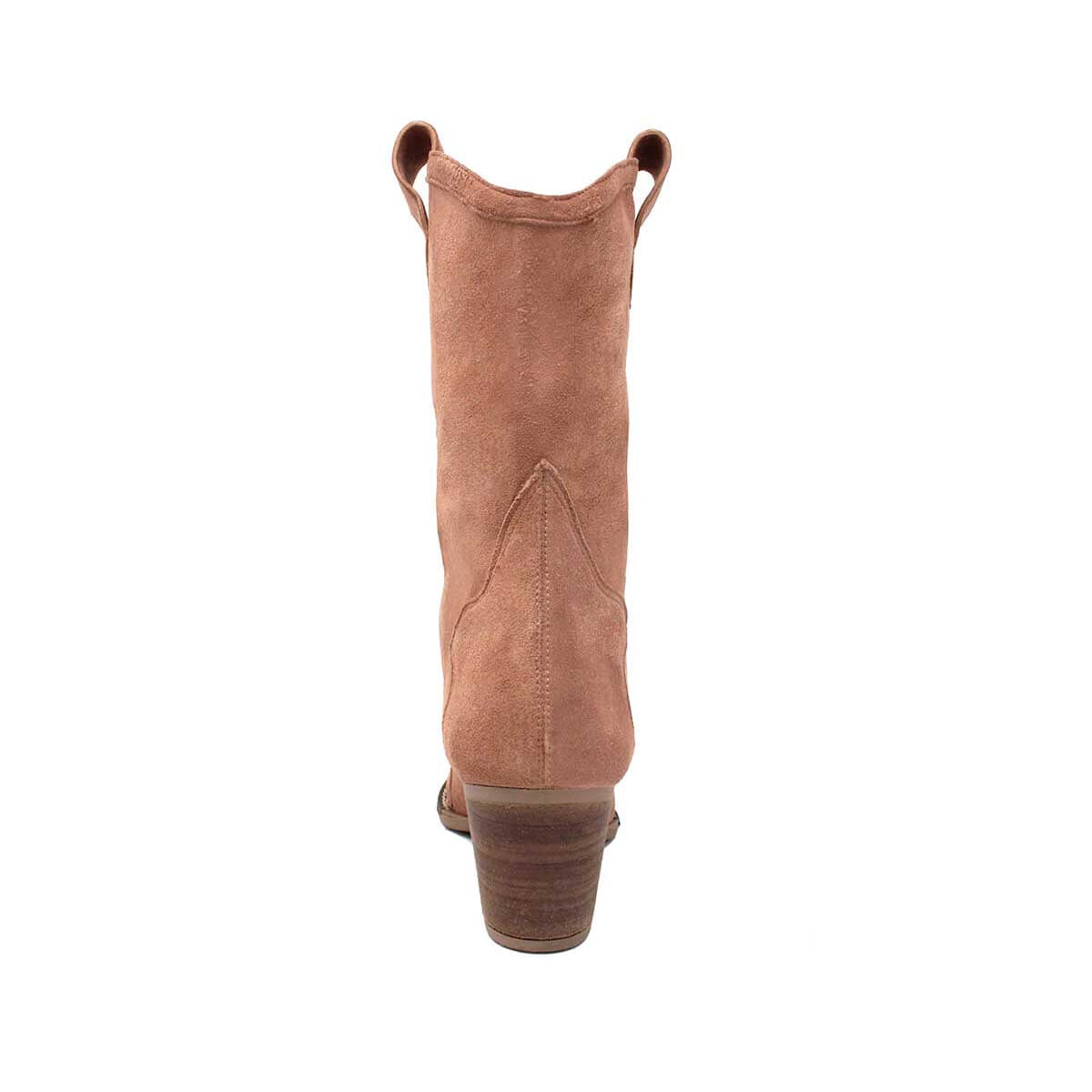 BAILEY 60 - Pink Suede Regina Romero Women's Leather Boot