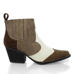 MADDIE 60 Limited Edition - Olive Regina Romero Women's Leather Ankle Boot