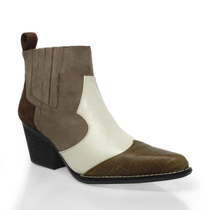 MADDIE 60 Limited Edition - Olive Regina Romero Women's Leather Ankle Boot