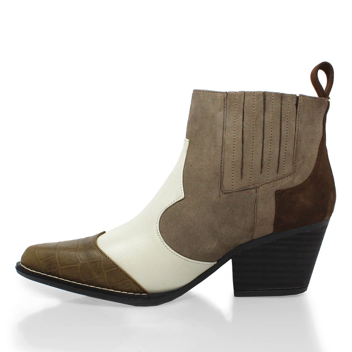 MADDIE 60 Limited Edition - Olive Regina Romero Women's Leather Ankle Boot