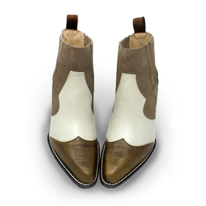 MADDIE 60 Limited Edition - Olive Regina Romero Women's Leather Ankle Boot