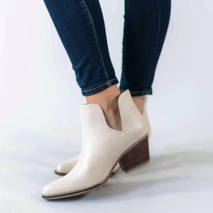 ISSA 60 - Latte Regina Romero Women's Leather Ankle Boot
