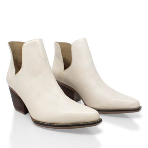 ISSA 60 - Latte Regina Romero Women's Leather Ankle Boot