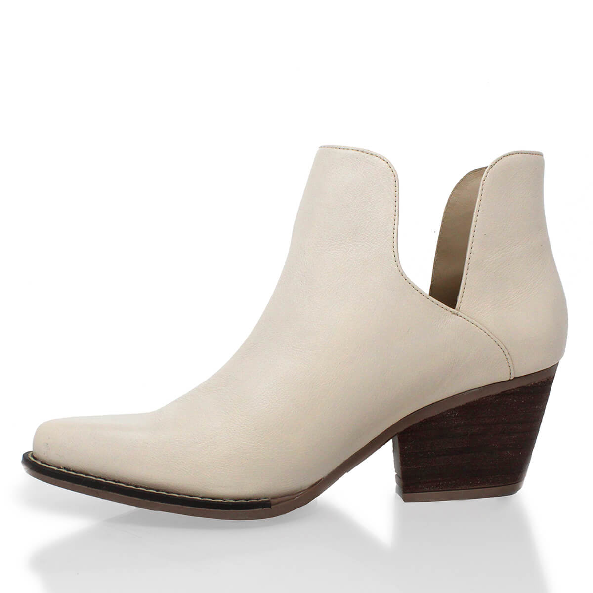 ISSA 60 - Latte Regina Romero Women's Leather Ankle Boot