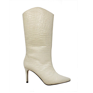 PAOLA 75 - Vanilla Regina Romero Women's Leather Boot