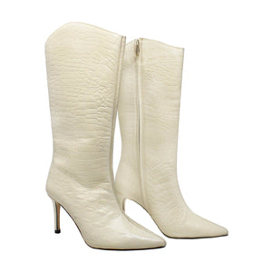 PAOLA 75 - Vanilla Regina Romero Women's Leather Boot