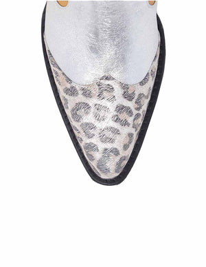MADDIE 60 Limited Edition - Silver Regina Romero Women's Leather Ankle Boot