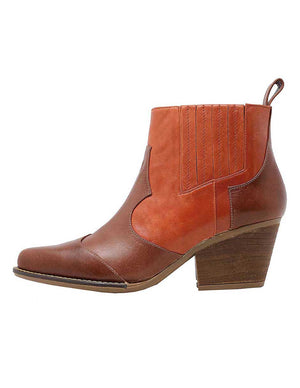 MADDIE 60 Limited Edition - Terracotta Regina Romero Women's Leather Ankle Boot