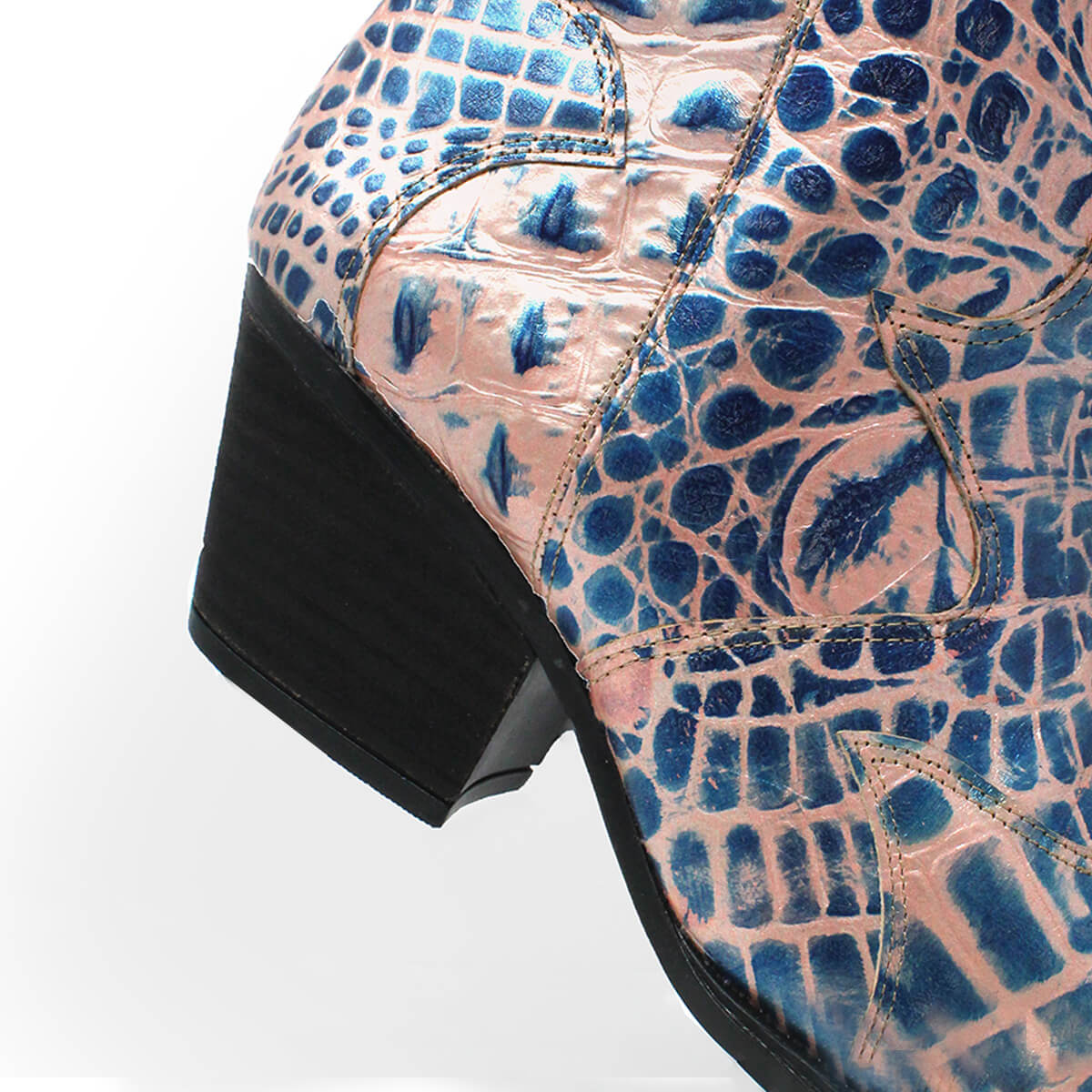 BAILEY 60 Limited Edition - Blue and Pink Regina Romero Women's Leather Boot