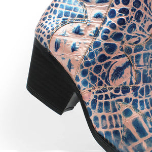 BAILEY 60 Limited Edition - Blue and Pink Regina Romero Women's Leather Boot