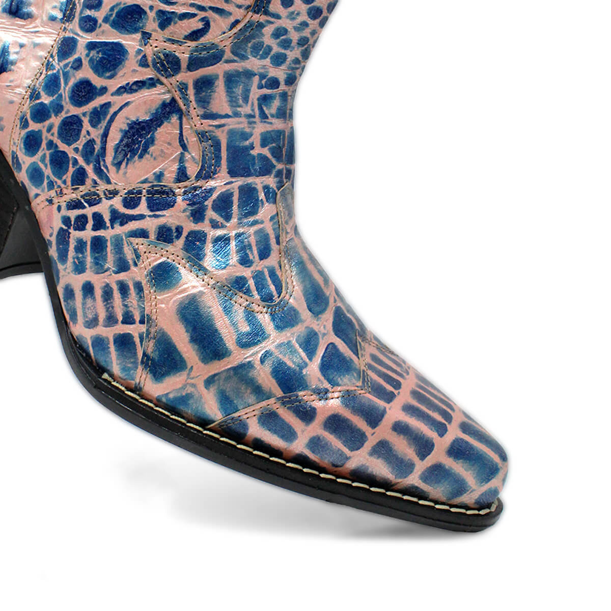 BAILEY 60 Limited Edition - Blue and Pink Regina Romero Women's Leather Boot