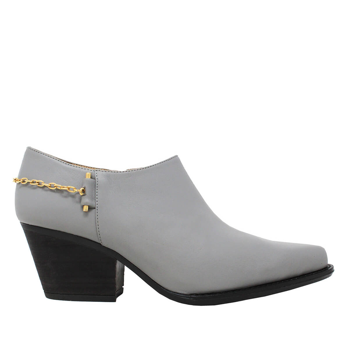 AMIRA 60 - Grey Regina Romero Women's Leather Ankle Boot