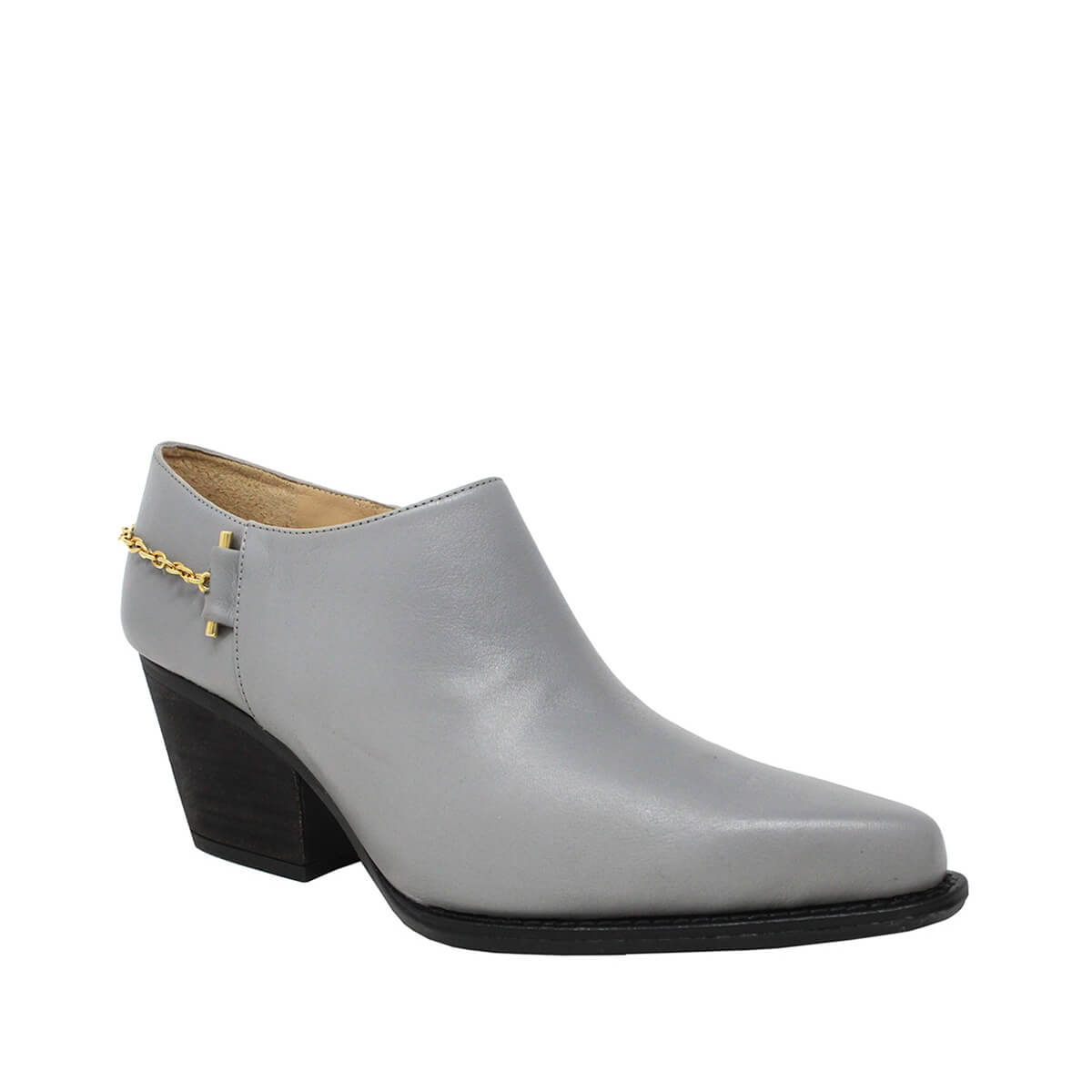 AMIRA 60 - Grey Regina Romero Women's Leather Ankle Boot