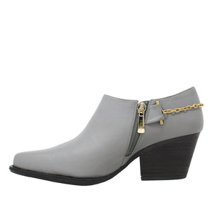 AMIRA 60 - Grey Regina Romero Women's Leather Ankle Boot