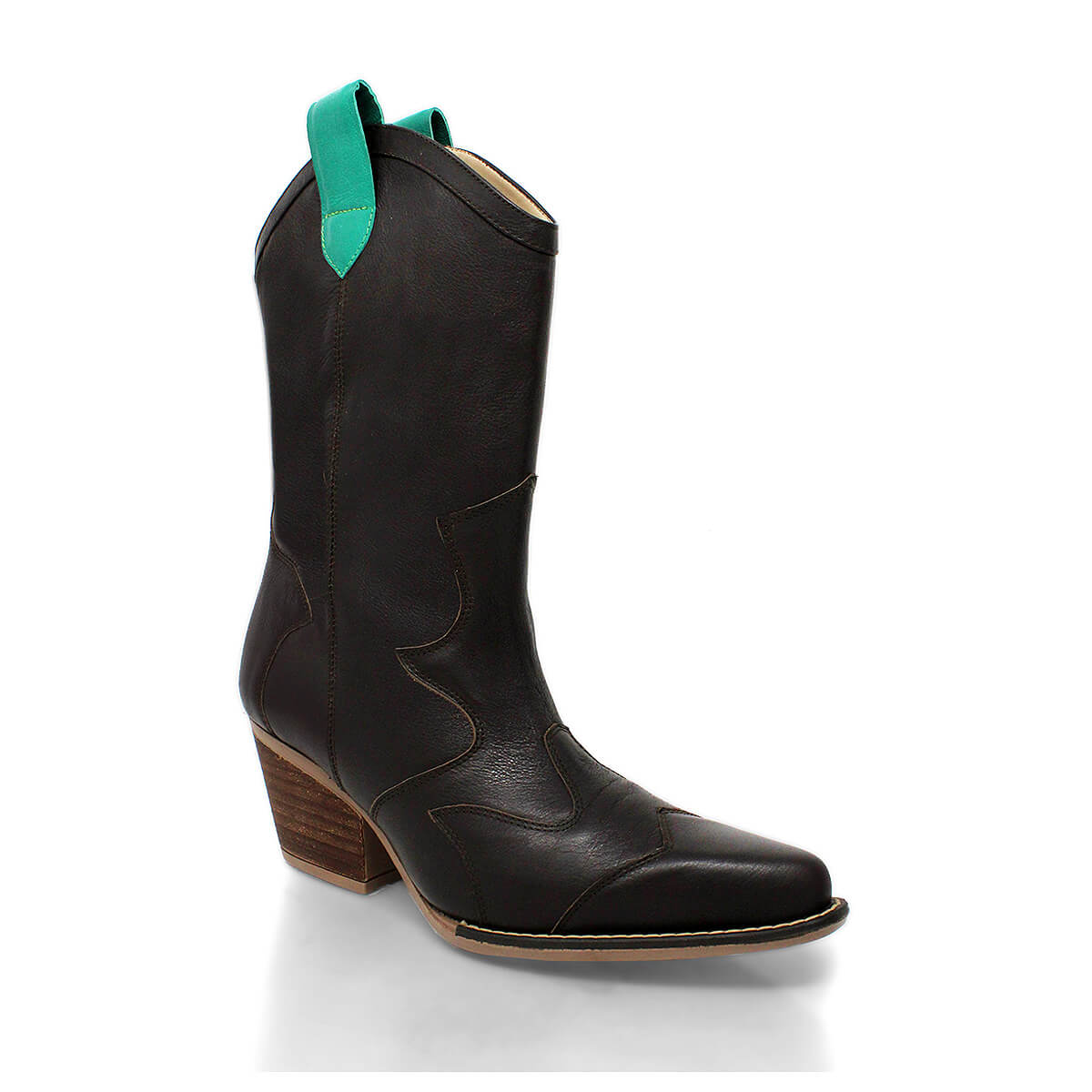 BAILEY 60 Limited Edition - Brown and Green Regina Romero Women's Leather Boot