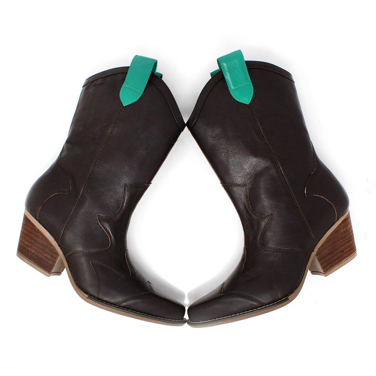 BAILEY 60 Limited Edition - Brown and Green Regina Romero Women's Leather Boot