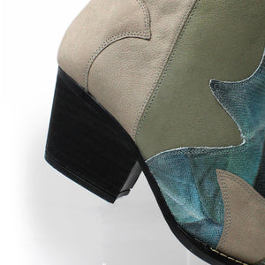 BAILEY 60 Limited Edition - Blue and Grey Regina Romero Women's Leather Boot