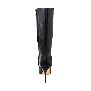 PAOLA 75 - Black Patent Leather Regina Romero Women's Leather Boot