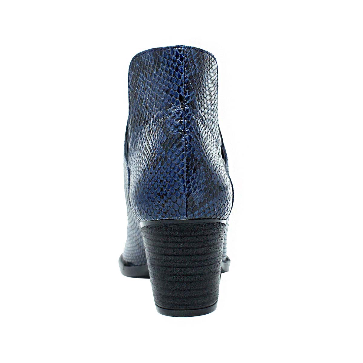 ISSA 60 - Navy Regina Romero Women's Leather Ankle Boot