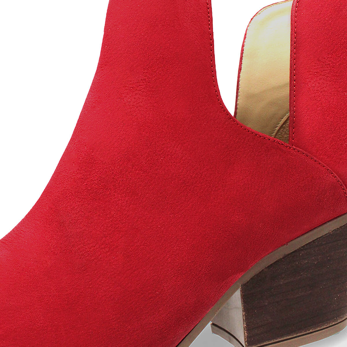 ISSA 60 - Red Regina Romero Women's Leather Ankle Boot